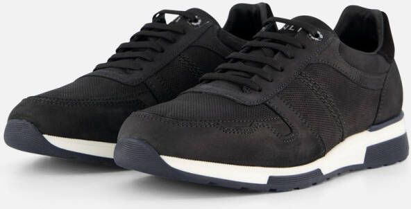 Van Lier Positano Sneakers zwart Leer