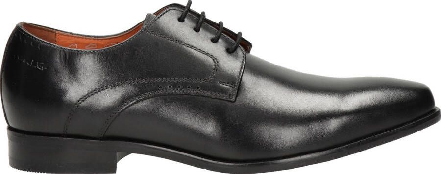 Van Lier Rhodos veterschoenen zwart Leer Heren