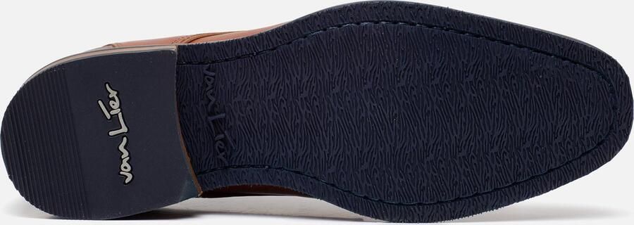 Van Lier Amalfi Veterschoenen cognac Leer Heren