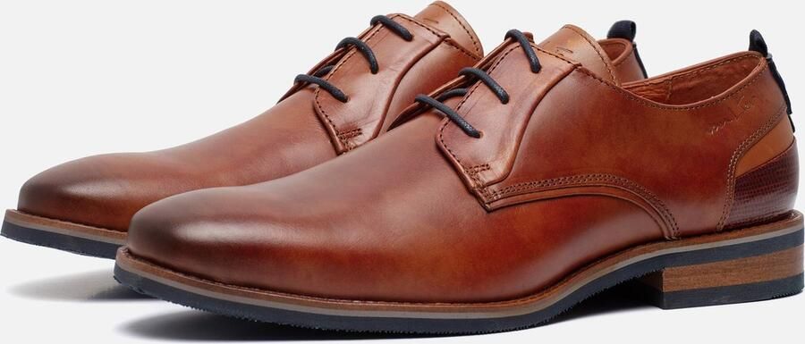 Van Lier Amalfi Veterschoenen cognac Leer Heren - Foto 5