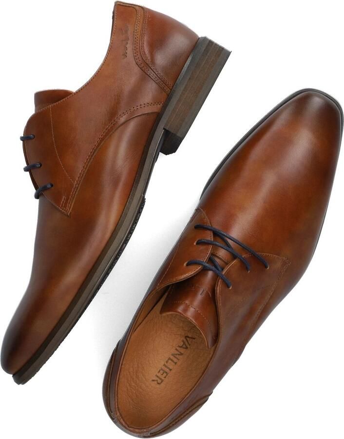 Van Lier Erasmo veterschoenen cognac Leer 312206 Heren - Foto 2