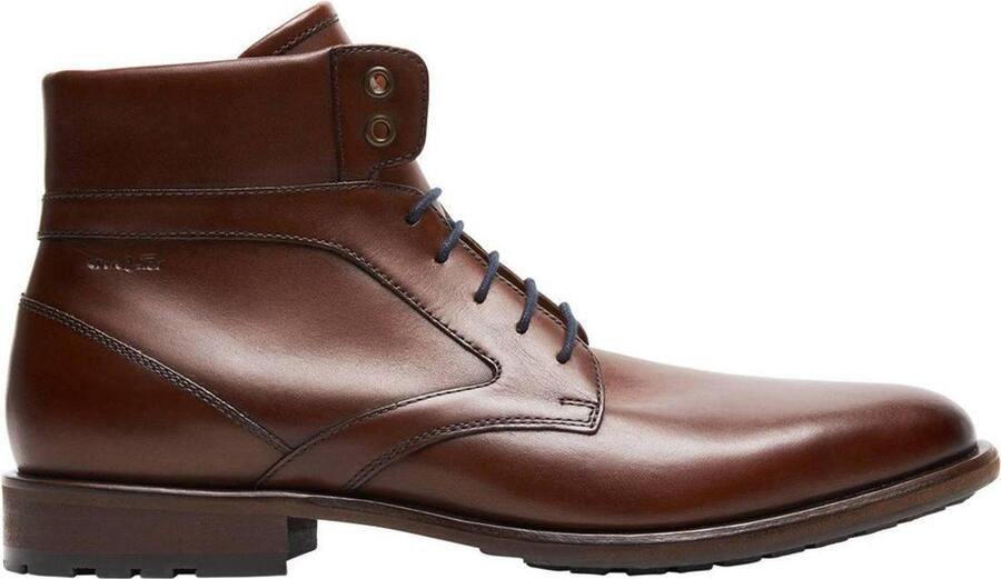 Van Lier Henry lederen veterschoenen Kleur Cognac