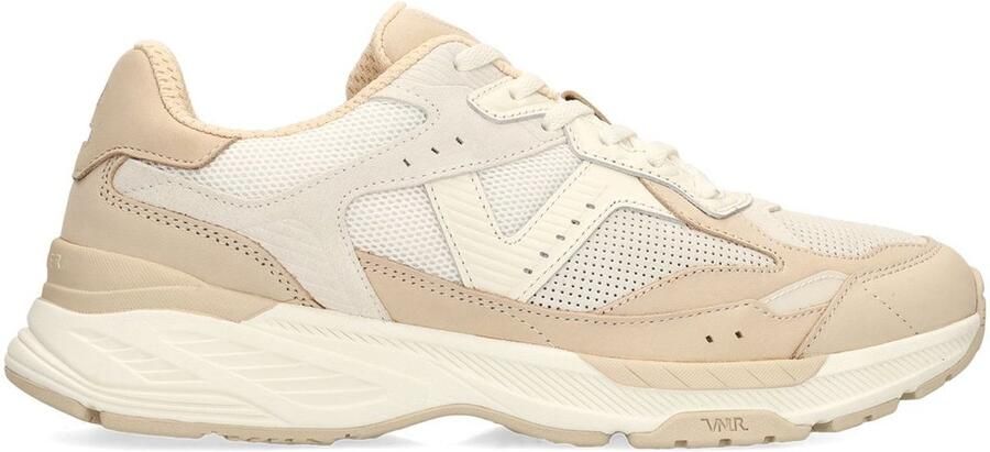 Van Lier Heren Beige nubuck sneakers