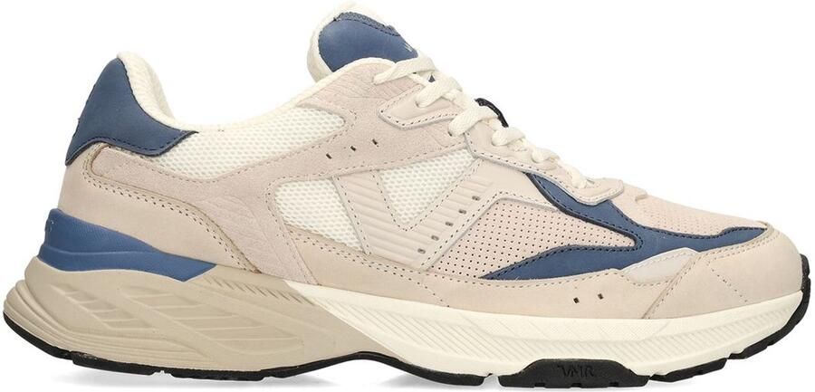 Van Lier Heren Blauwe nubuck sneakers