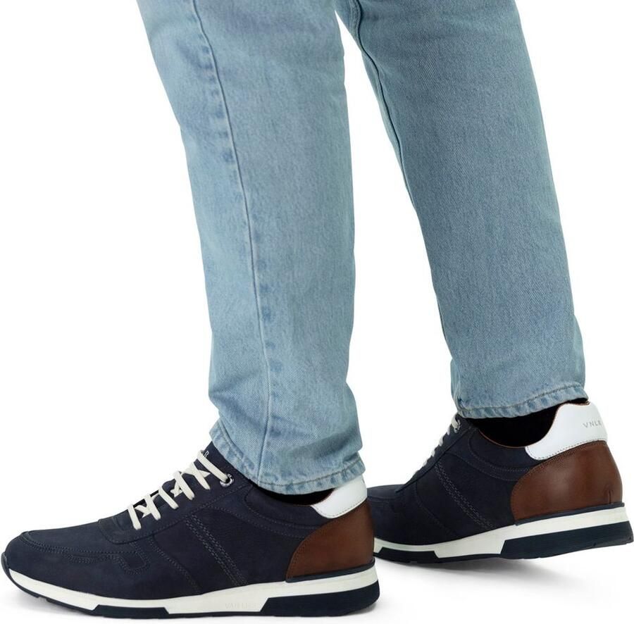 Van Lier Heren Blauwe Positano nubuck sneakers - Foto 4