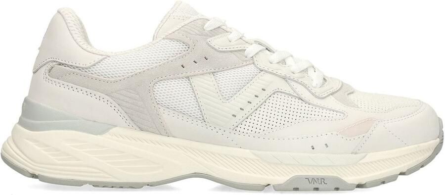 Van Lier Heren Grijze nubuck sneakers