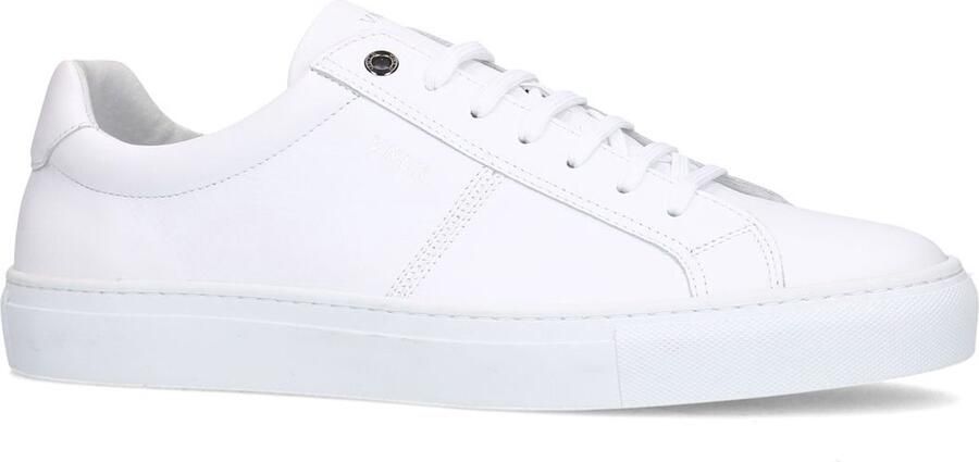 Van Lier Heren Witte Novara leren sneakers - Foto 7