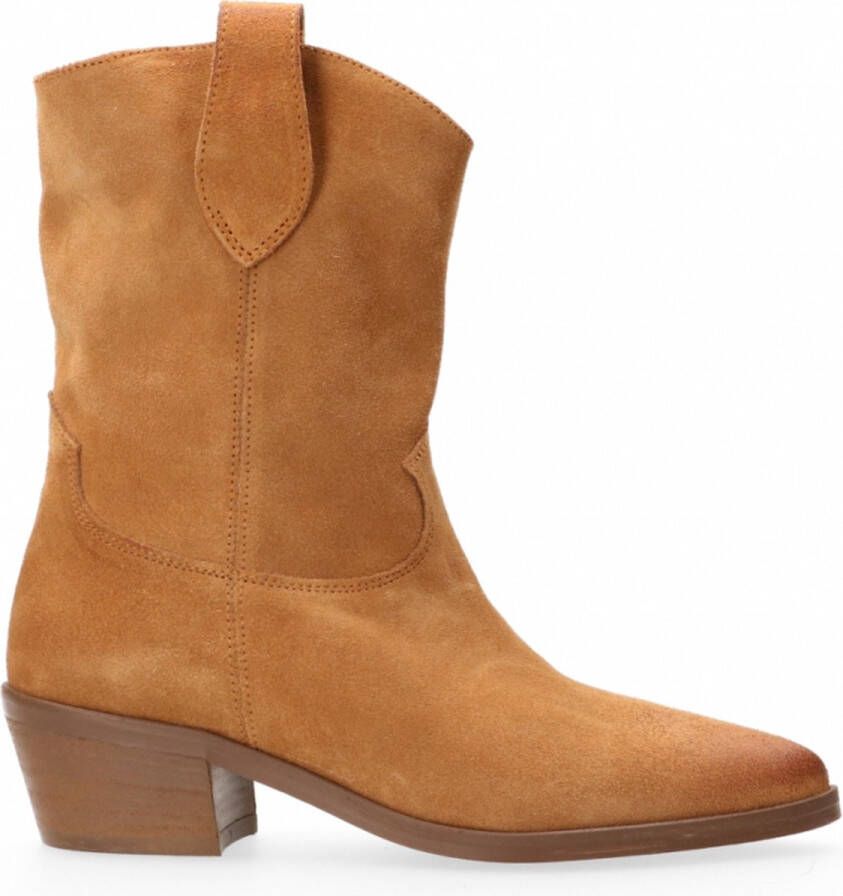 VanDalen Van Dalen ENKEL SUEDE LAARS Camel