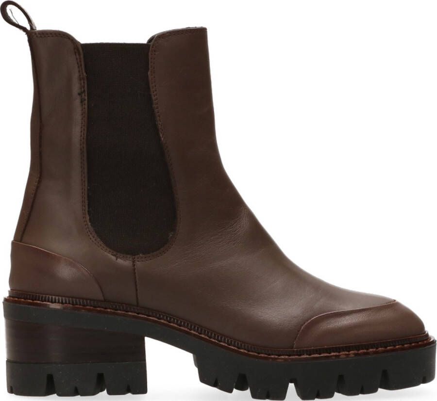 VanDalen Van Dalen ESTA CHELSEA BOOT BRUIN LEER Brown