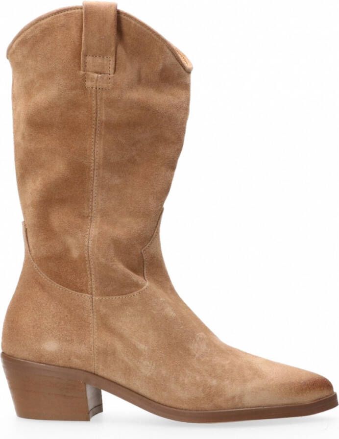 VanDalen Van Dalen HALF HOGE SUEDE LAARS Taupe Schoenen