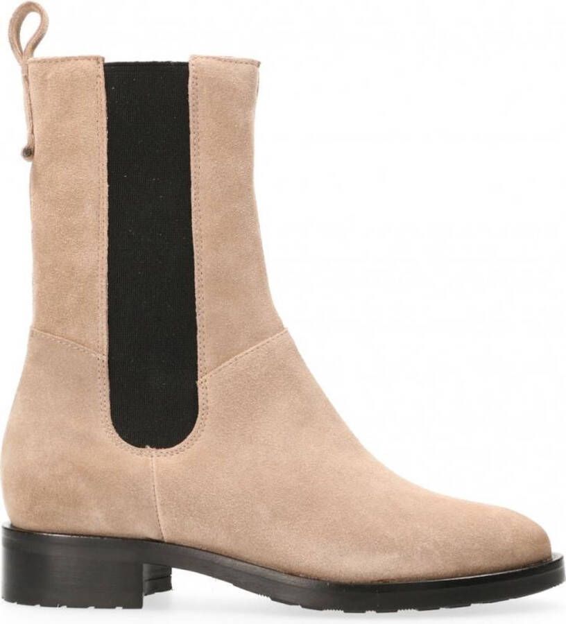 VanDalen Van Dalen Hoge Chelsea Laars suede Womens Beige