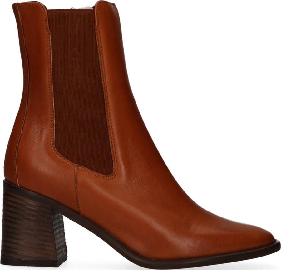 VanDalen Van Dalen PAULINA KORTE LAARS COGNAC LEER Brown