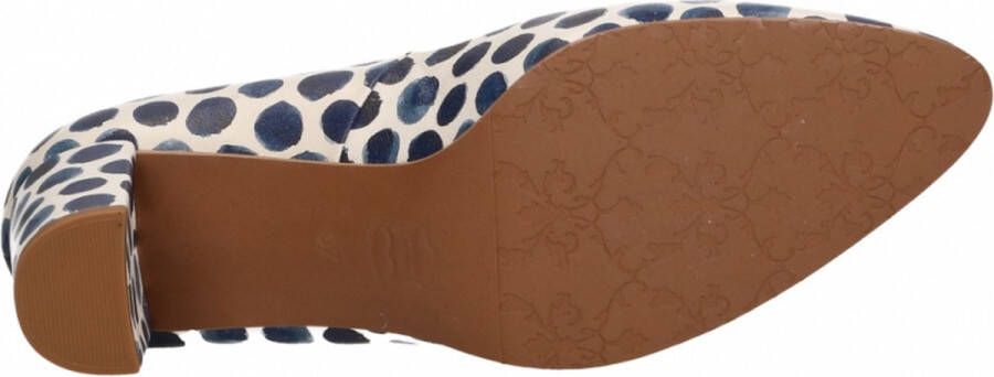 VanDalen Van Dalen Pump Met Print Leer Lage pump Blue