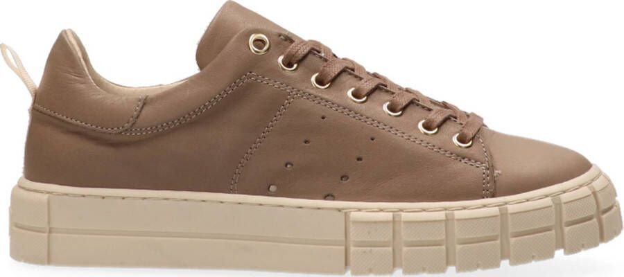 VanDalen Van Dalen TESSA LEATHER SNEAKER Taupe