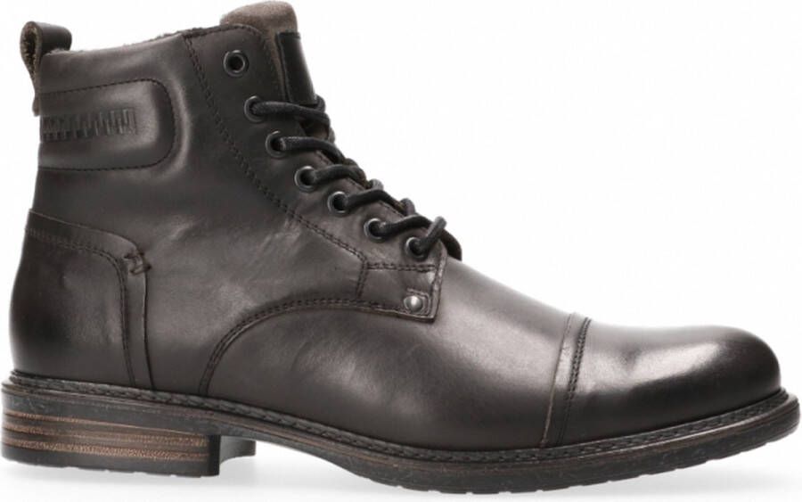 VanDalen Van Dalen Veterboot leer Black