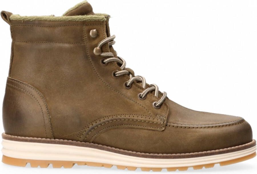 VanDalen Van Dalen Veterboot leer Green