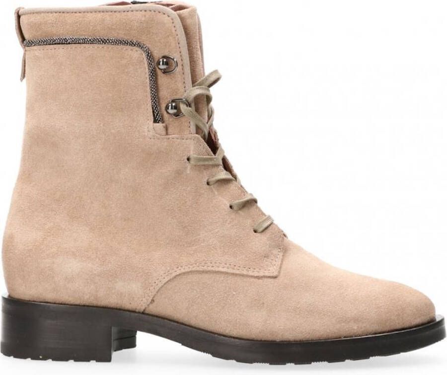 VanDalen Van Dalen Veterboot suede Womens Beige