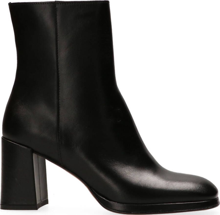 VanDalen Van Dalen ZITA KORTE LAARS ZWART LEER Black