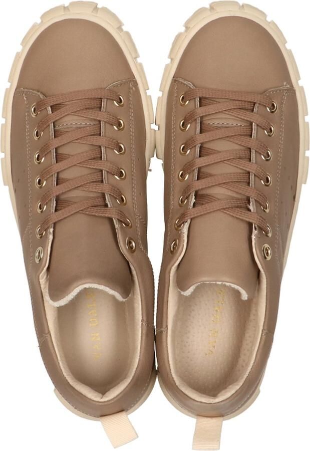 VanDalen Van Dalen TESSA LEATHER SNEAKER Taupe - Foto 2