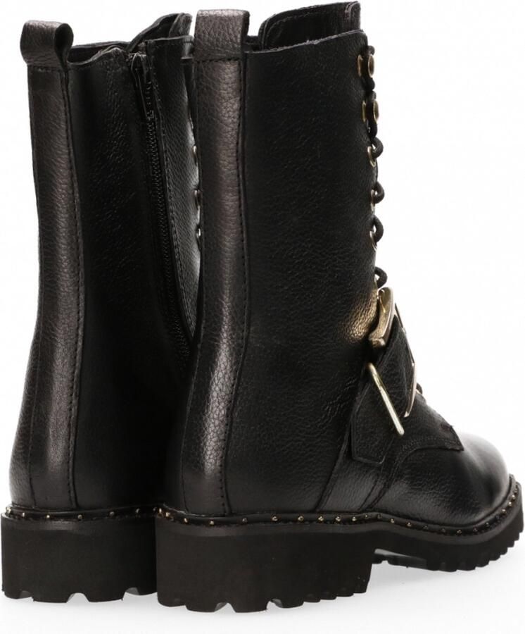 VanDalen Van Dalen Veterbootie leer Black - Foto 4