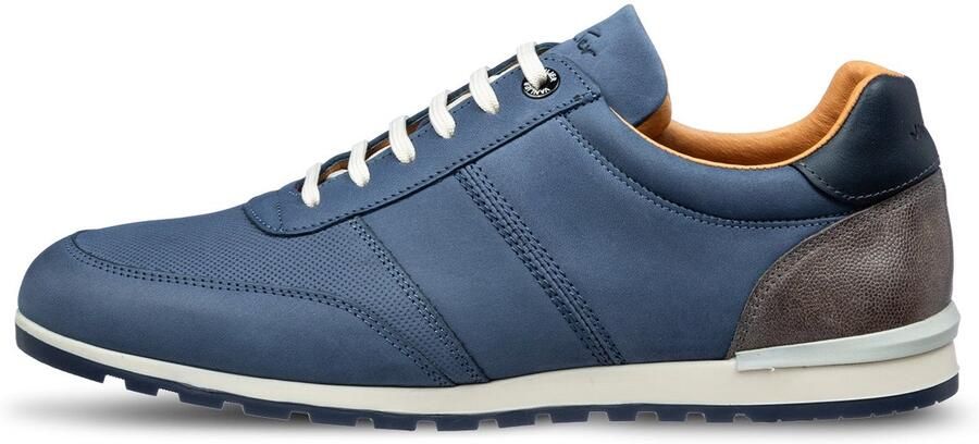 Van Lier Anzano nubuck sneakers blauw