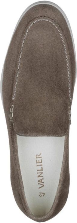 Van Lier Ascona suède loafers taupe