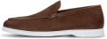 Van Lier Ascona suède loafers roest cognac - Bruin