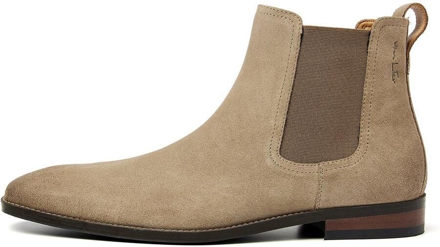 Van Lier Bregenz suède veterschoenen cognac