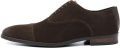 Van Lier Bregenz leren chelsea boots donkerbruin - Bruin