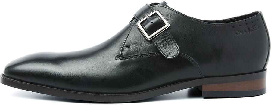 Van Lier Bregenz leren veterschoenen zwart