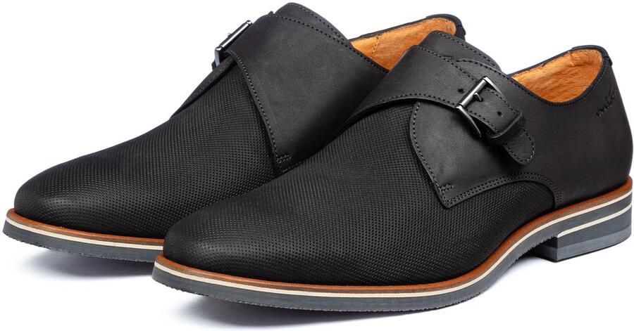 Van Lier Sabinus leren veterboots donkergrijs