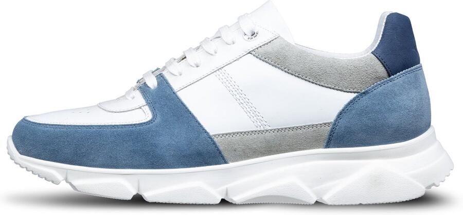 Van Lier Luca leren sneakers wit
