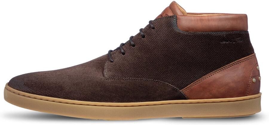 Van Lier Lugano suède loafers roest cognac