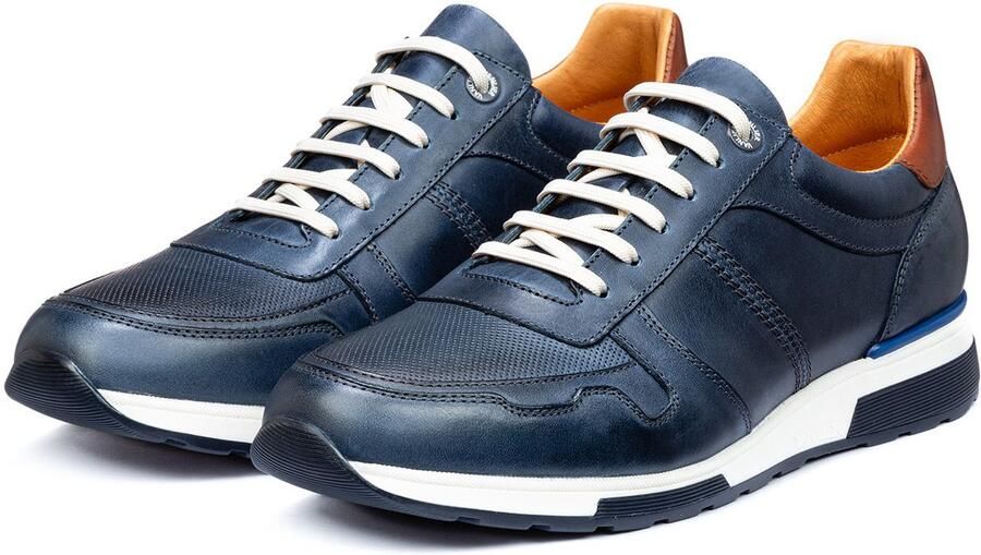 VANLIER Heren Schoenen Positano Blauw