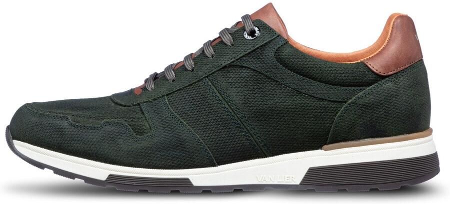 VANLIER Heren Veterschoenen Positano Grijs