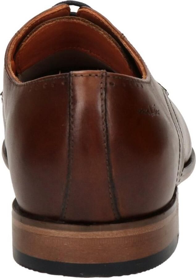Van Lier Rhodes leren veterschoenen cognac - Foto 3