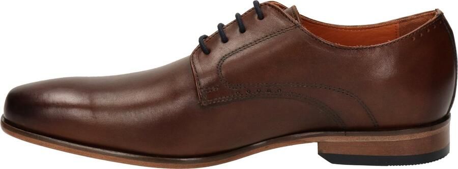 Van Lier Rhodes leren veterschoenen cognac - Foto 7
