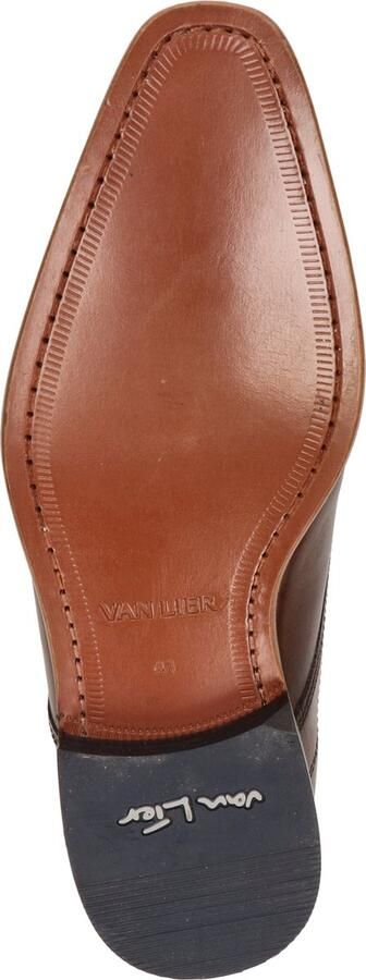 Van Lier Rhodes leren veterschoenen cognac - Foto 6