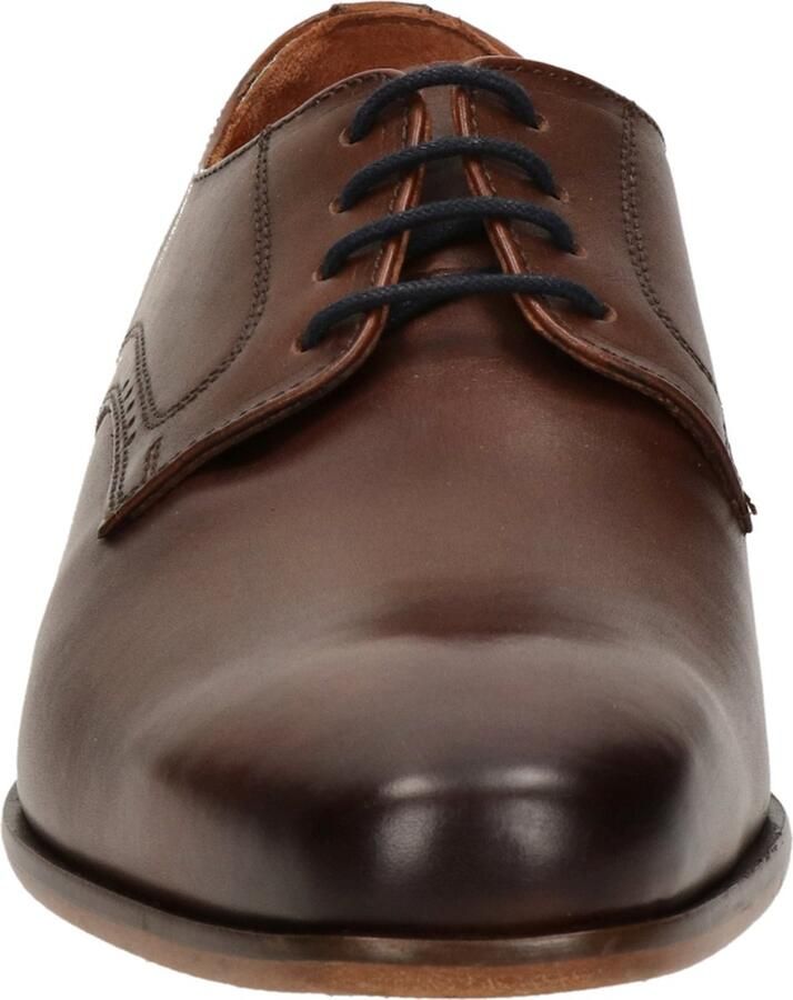 Van Lier Rhodes leren veterschoenen cognac - Foto 2