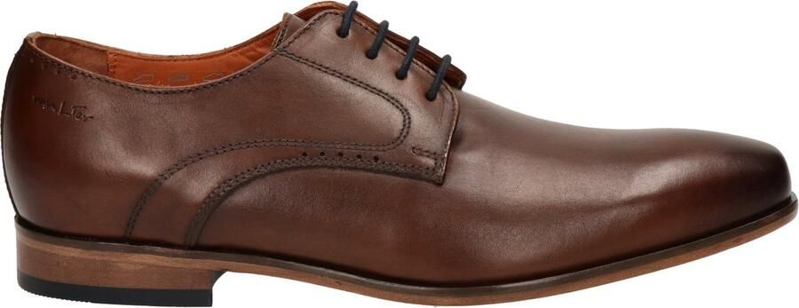 Van Lier Rhodes leren veterschoenen cognac - Foto 5
