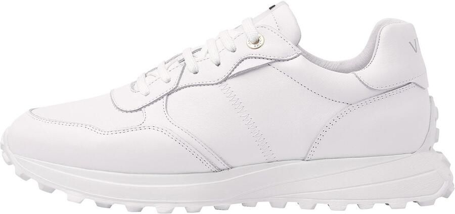 Van Lier T-rex leren sneakers wit