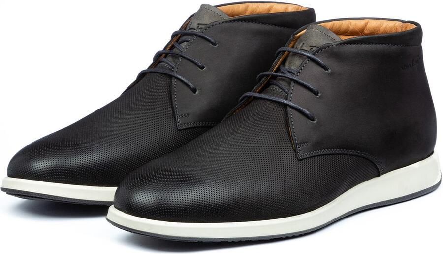 VANLIER Heren Veterschoenen Ticino Grijs