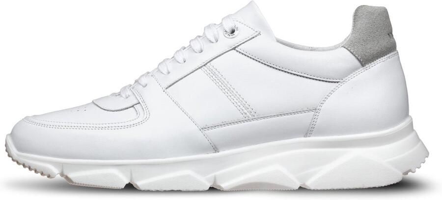 Van Lier Luca leren sneakers wit