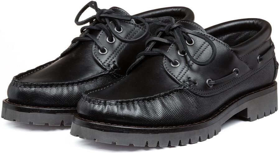 VANLIER Heren Veterschoenen Baylands Zwart