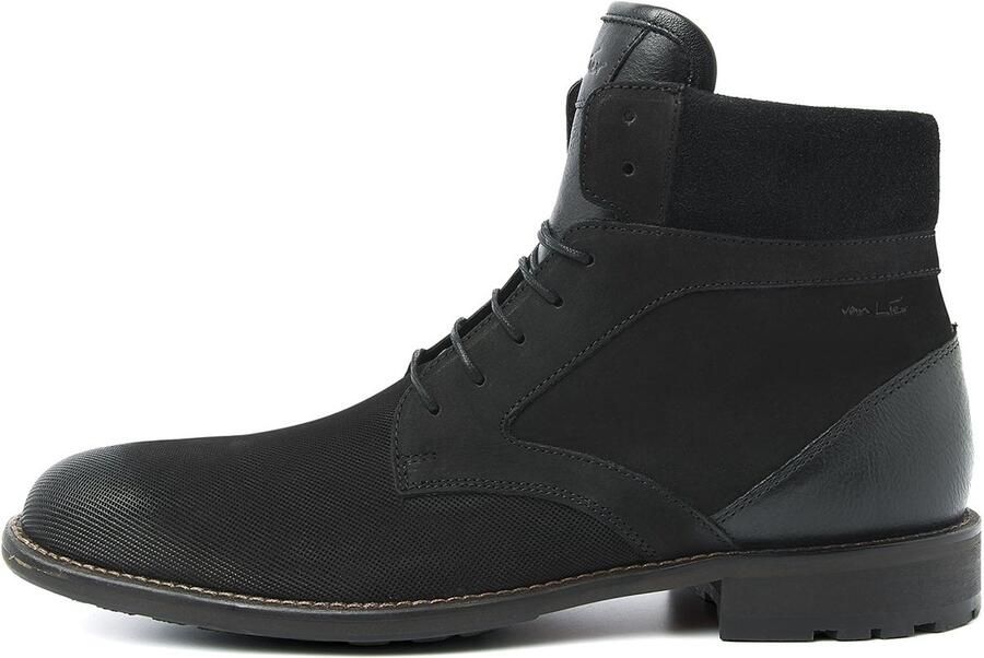 Van Lier Henry leren chelsea boots zwart