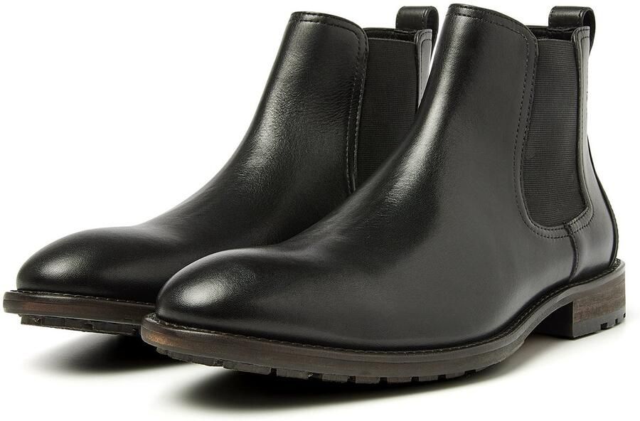 VANLIER Heren Veterschoenen Montana Zwart