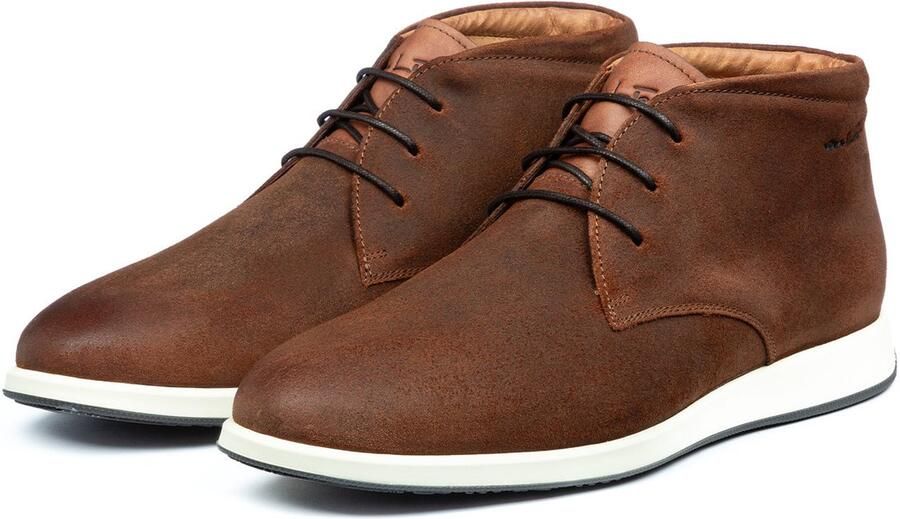 VANLIER Heren Veterschoenen Ticino Bruin
