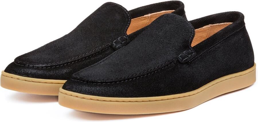 VANLIER Zand Beige Suède Lugano Loafer Heren - Foto 2