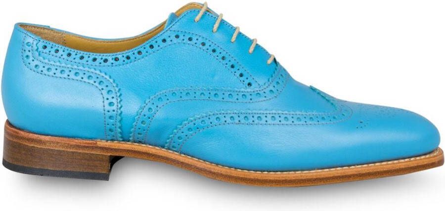 VanPalmen Quirey Nette schoenen heren veterschoen aqua goodyear-maakzijze topkwaliteit