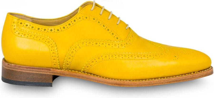 VanPalmen Quirey Nette schoenen heren veterschoen geel goodyear maakzijze topkwaliteit